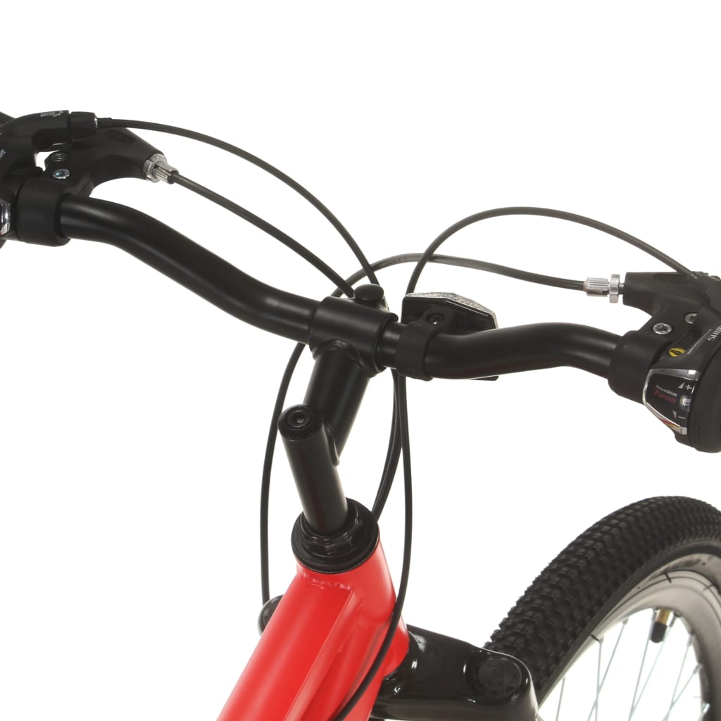 Horské kolo 21 rychlostí 27,5" kolo 42 cm červené