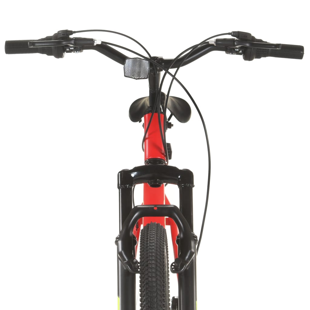 Horské kolo 21 rychlostí 27,5" kolo 42 cm červené