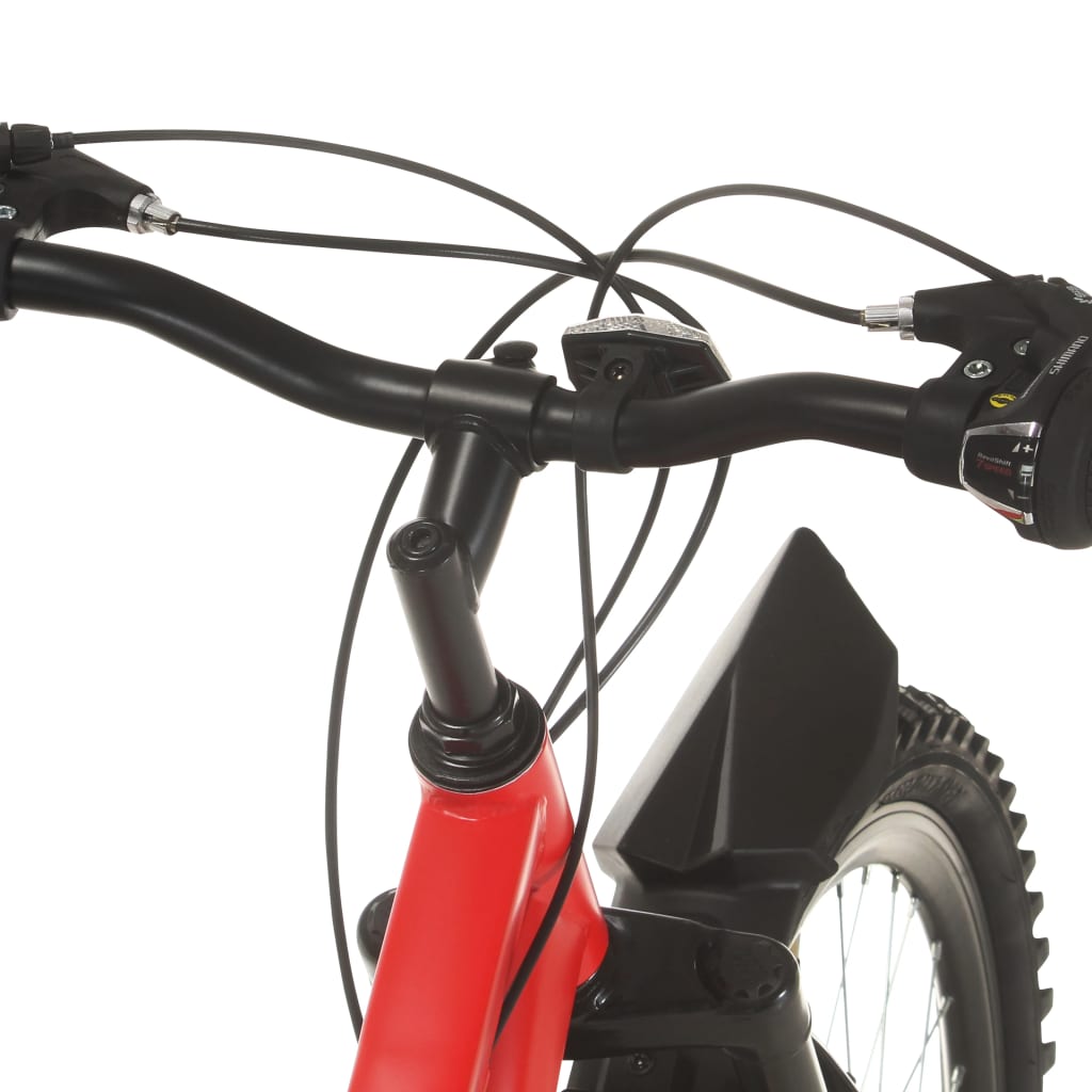 Horské kolo 21 rychlostí 26" kolo 36 cm červené