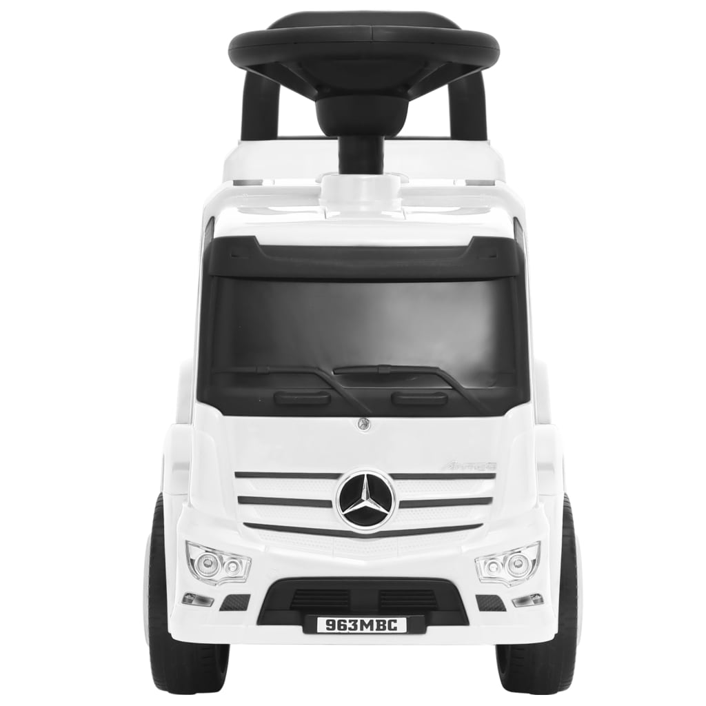 Odrážedlo Mercedes-Benz náklaďák bílý