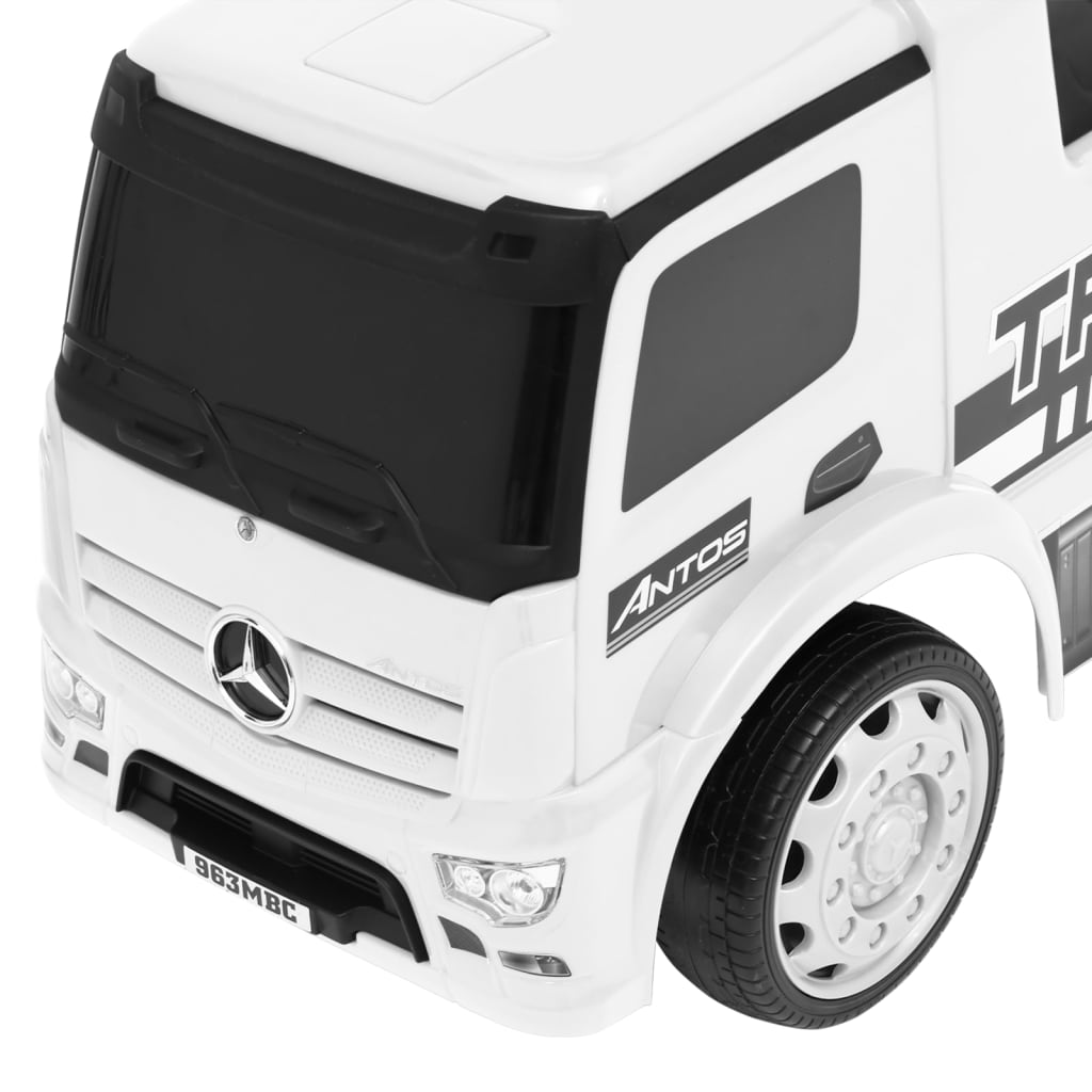 Odrážedlo Mercedes-Benz náklaďák bílý