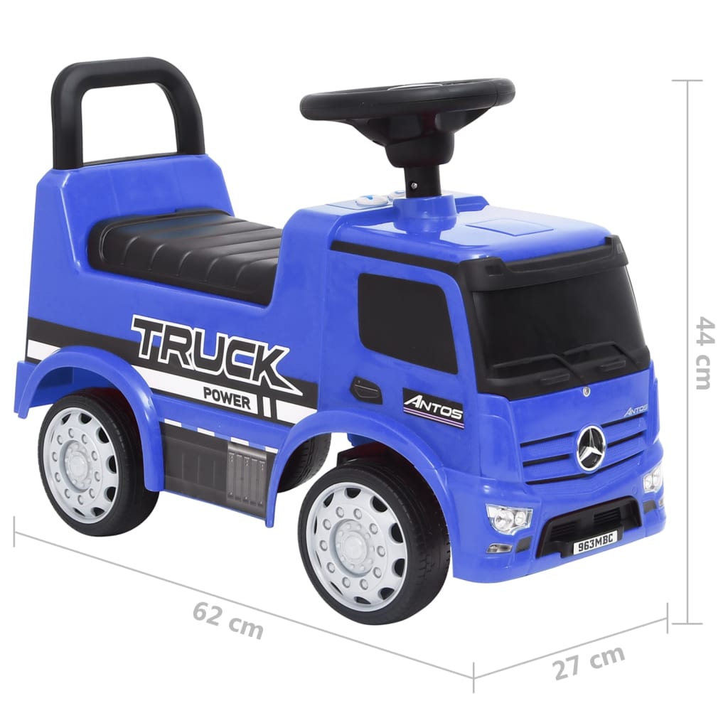 Odrážedlo Mercedes-Benz náklaďák modré