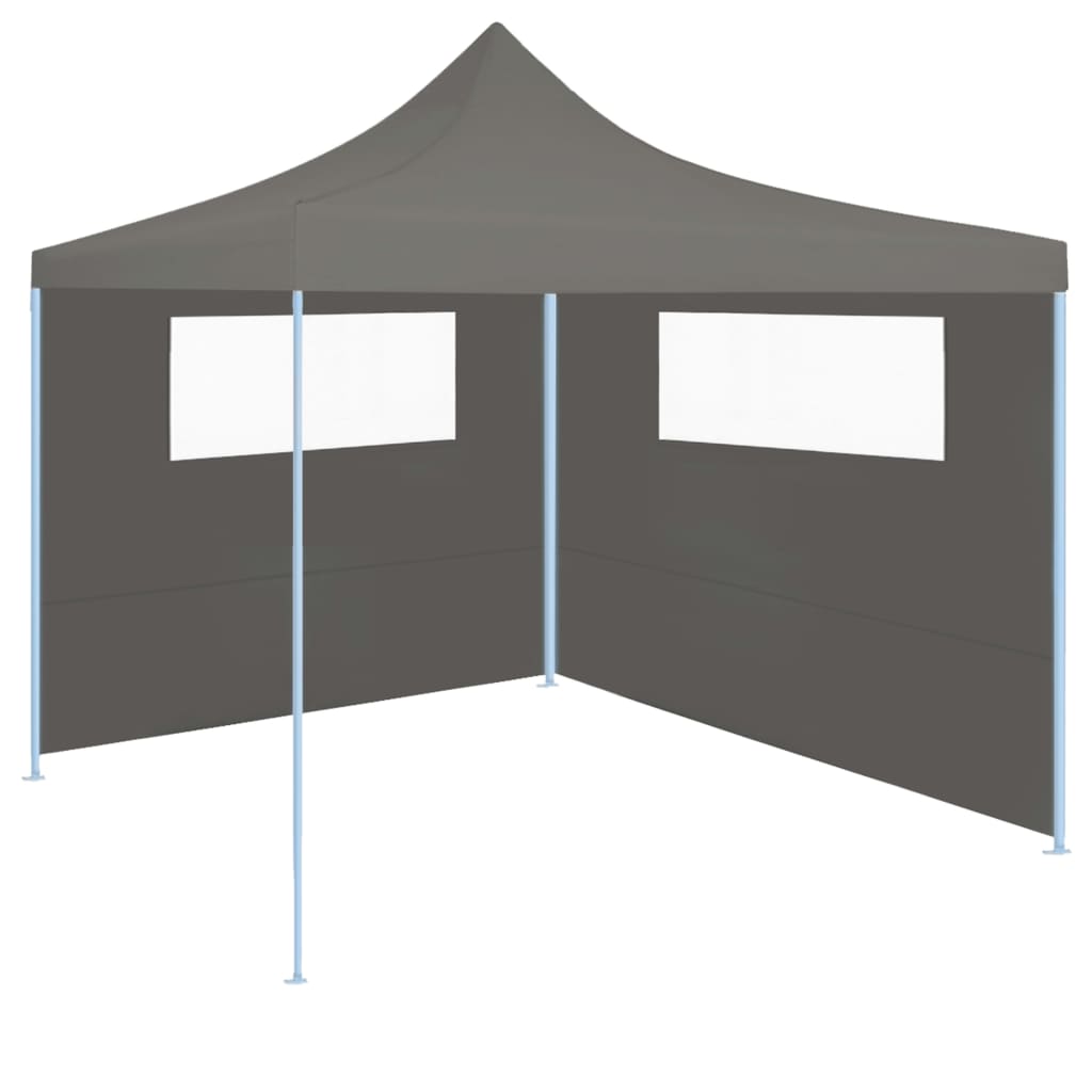 Boční stěna k party stanu s okny 6 x 2 m antracitová