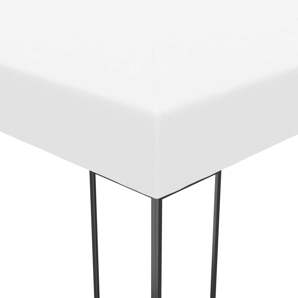 Altán se světelnými LED řetězy 4 x 3 x 2,7 m bílý