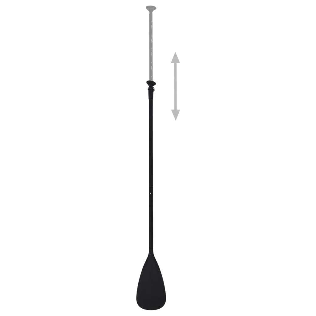 Nafukovací SUP paddleboard s příslušenstvím černý 300x76x10 cm