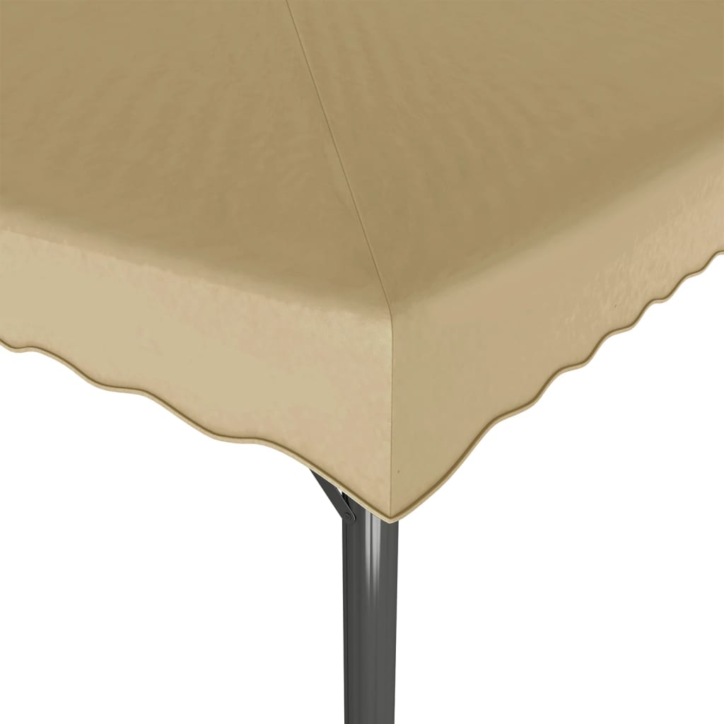 Altán taupe 3 x 3 m hliník a ocel