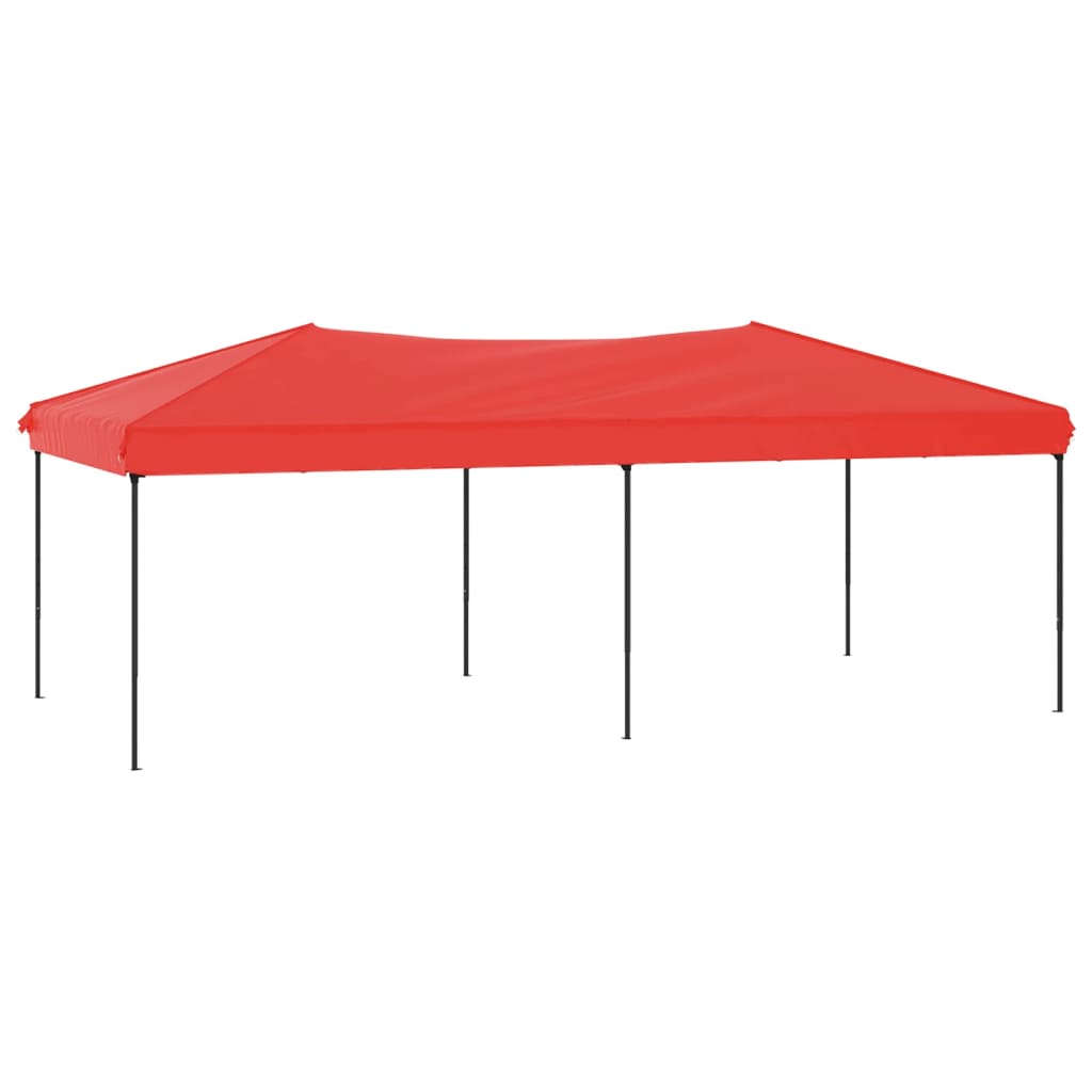 Skládací party stan červený 3 x 6 m