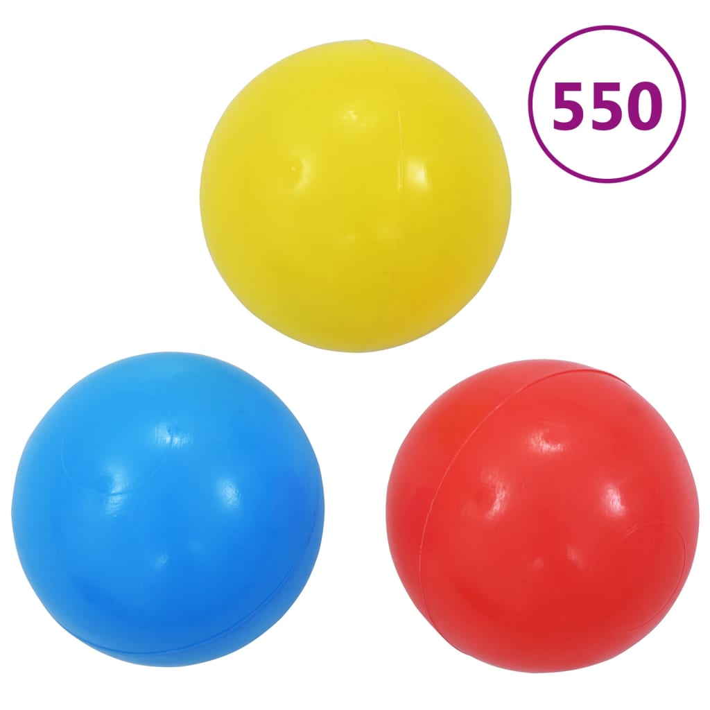 Stan na hraní s 550 míčky 123 x 120 x 126 cm