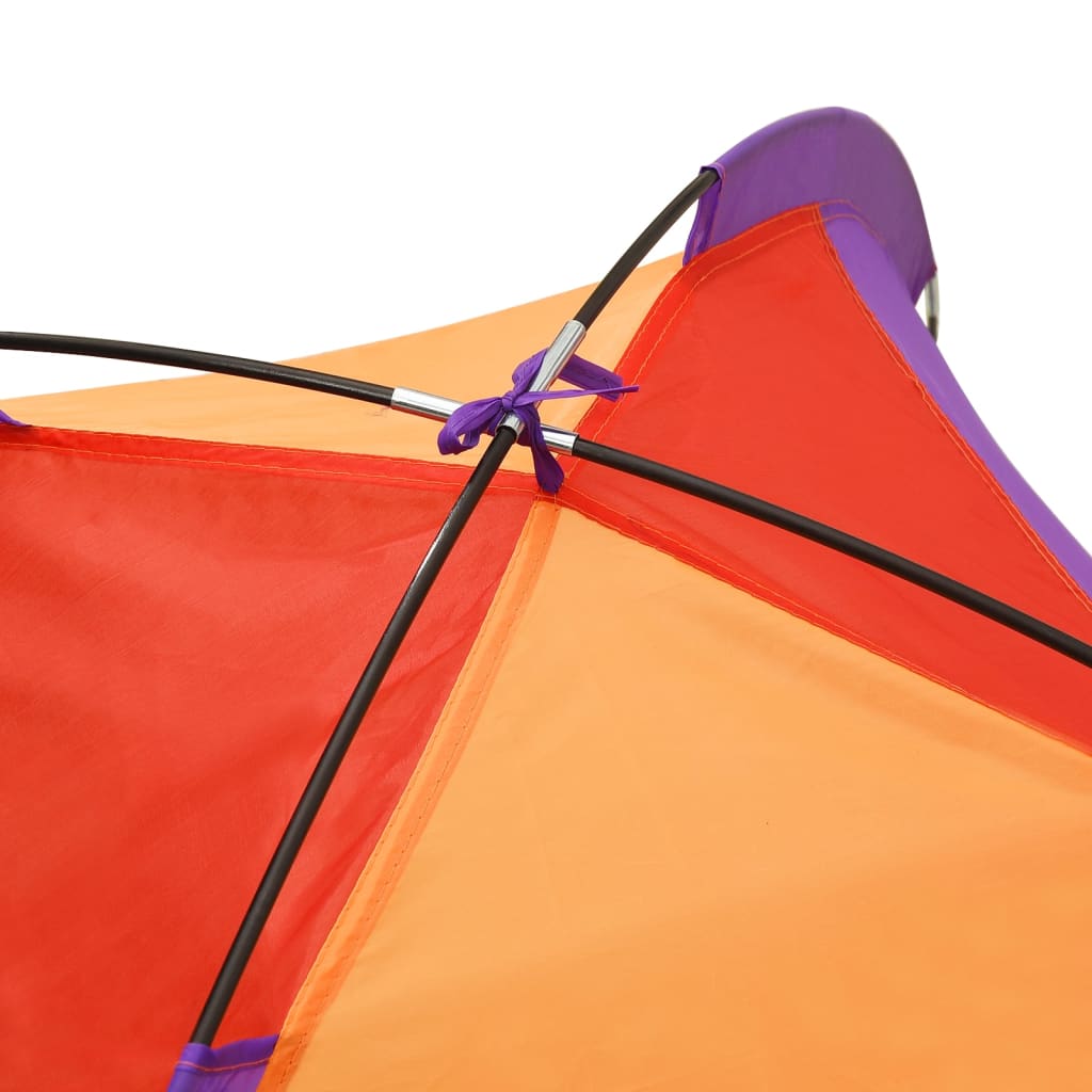 Dětský stan na hraní s 250 míčky vícebarevný 338 x 123 x 111 cm