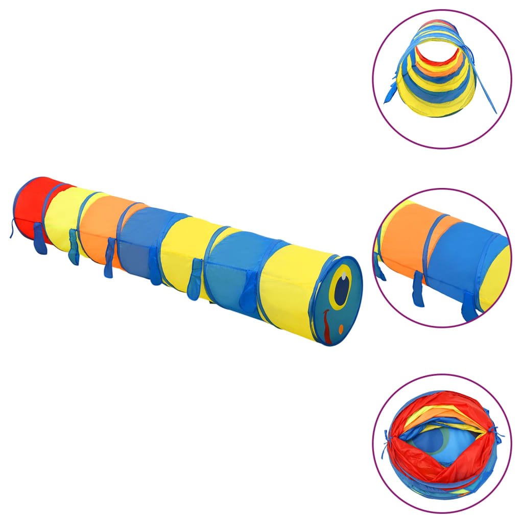 Dětský tunel na hraní vícebarevný 245 cm polyester