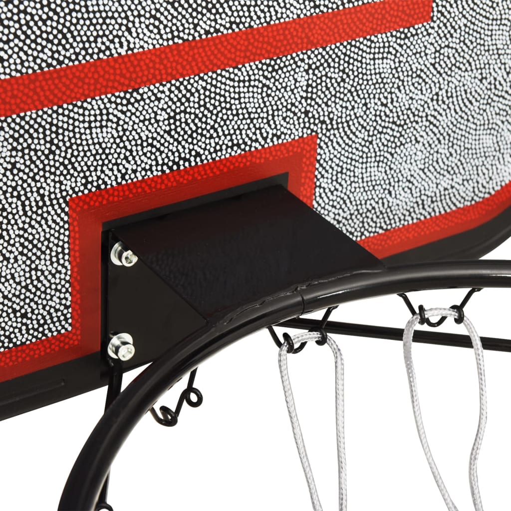Basketbalový koš černý 109 x 71 x 3 cm polyethylen