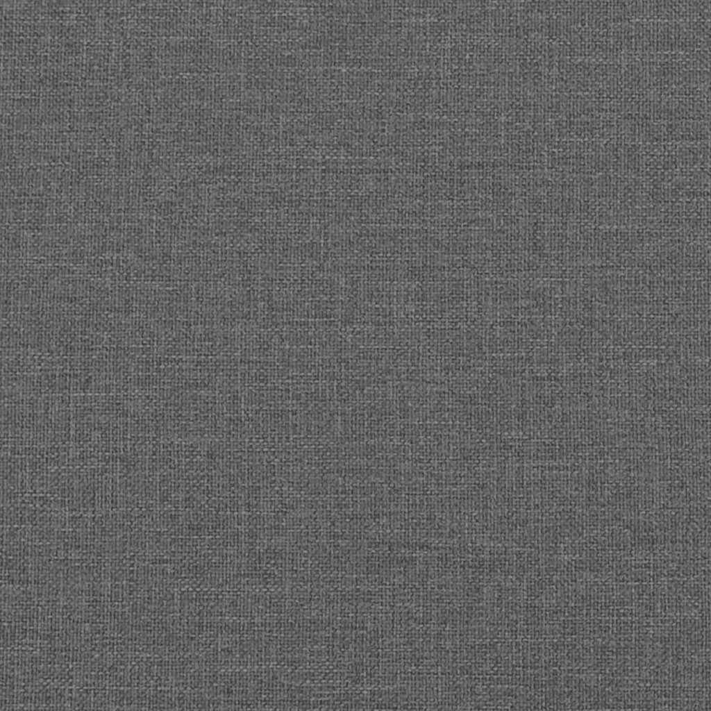Masážní křeslo tmavě šedé textil
