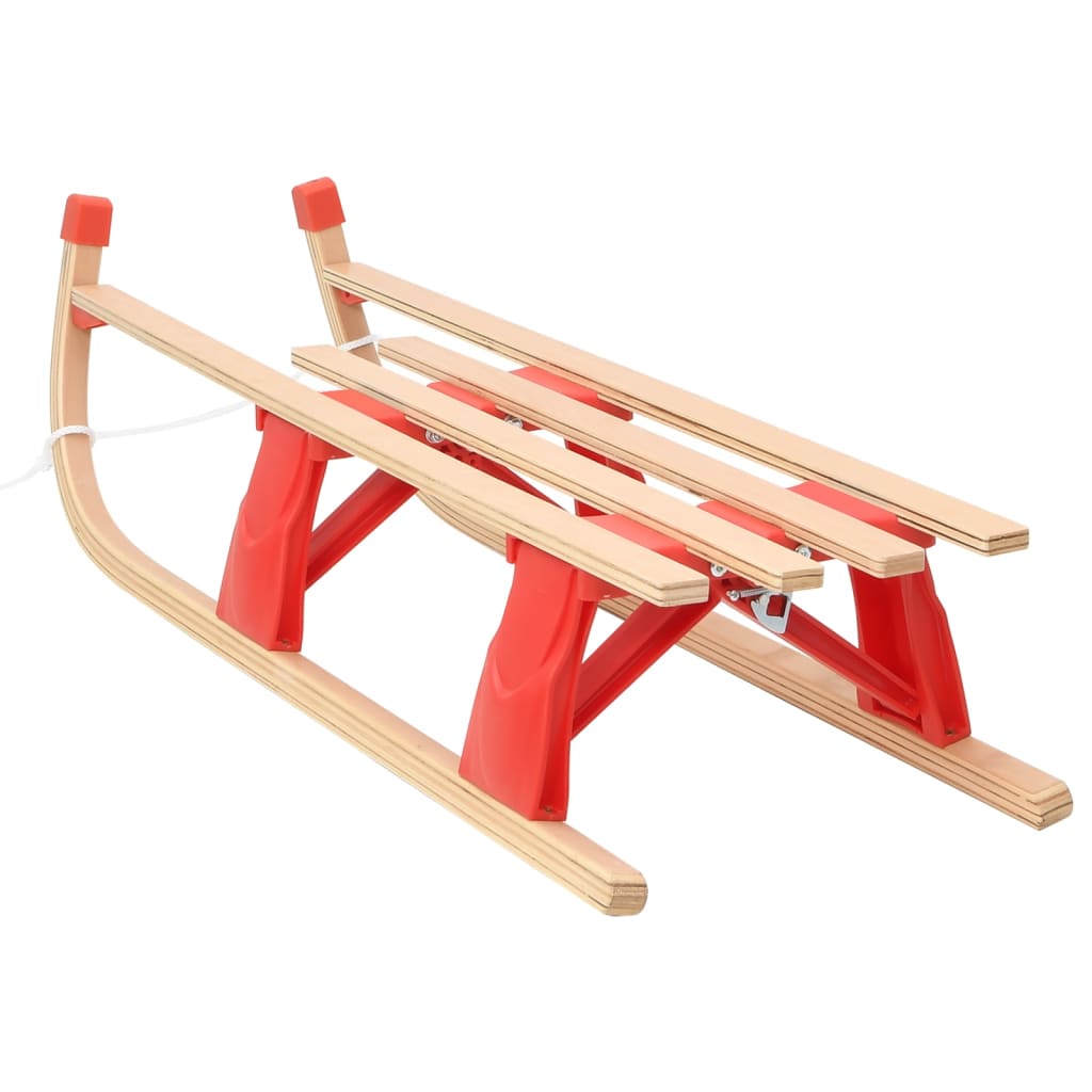 Skládací sáně dřevo 110 cm