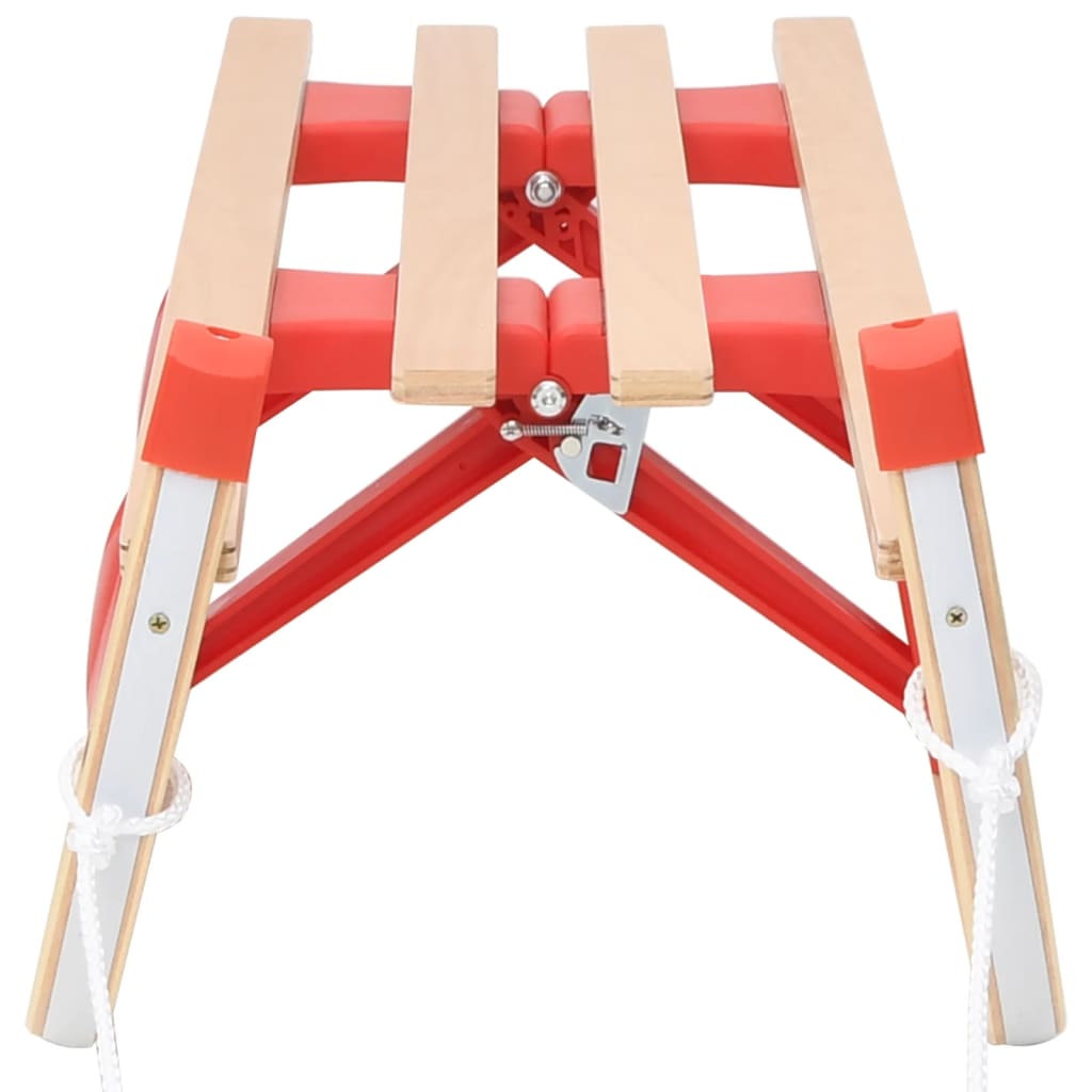 Skládací sáně dřevo 110 cm