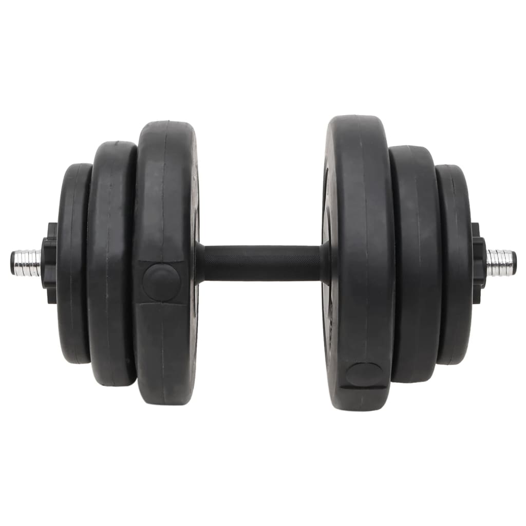 Sada obouruční a jednoručních činek se závažím 60 kg