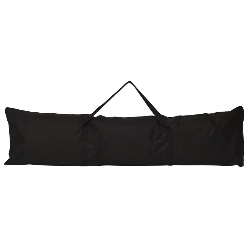 Přenosná baseballová síť oranžová/černá 183x182x183cm polyester