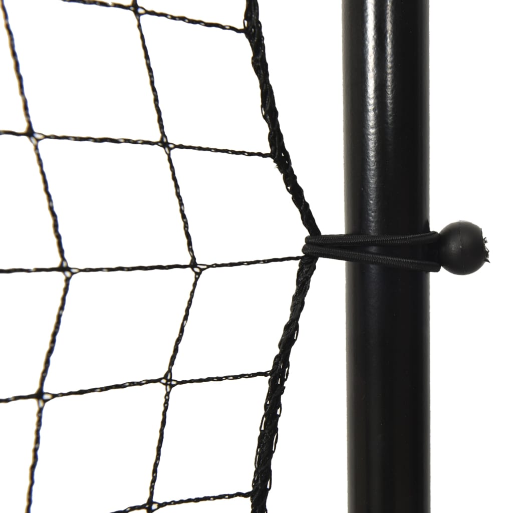 Fotbalový rebounder černý 366 x 90 x 183 cm HDPE