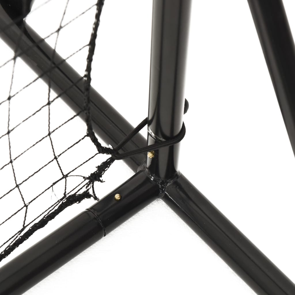 Fotbalový rebounder černý 366 x 90 x 183 cm HDPE