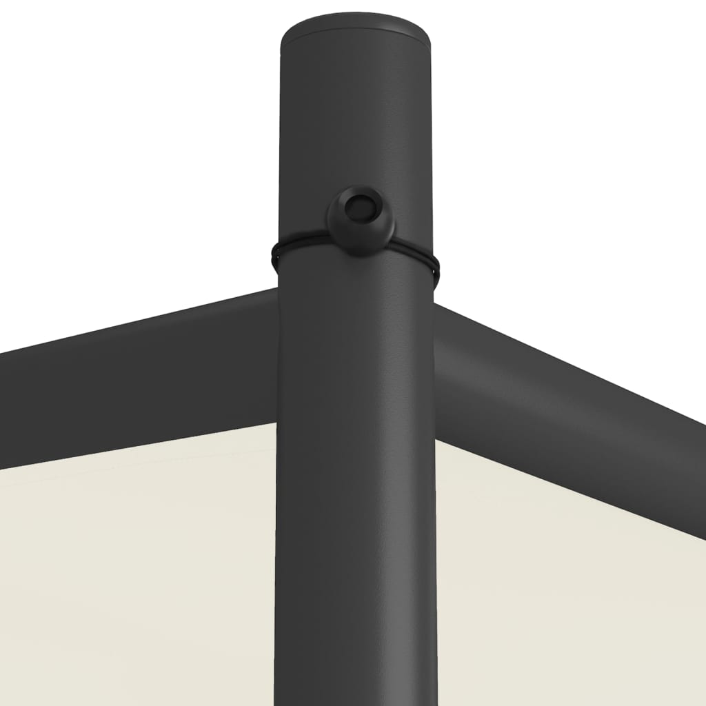 Altán taupe 3 x 3 m 180 g/m² hliník a ocel