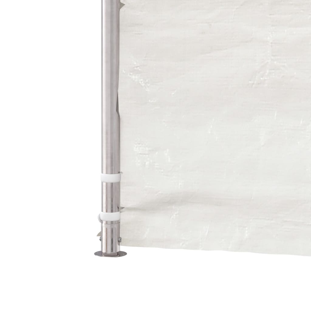 Altán se střechou bílý 8,92 x 2,28 x 2,69 m polyethylen