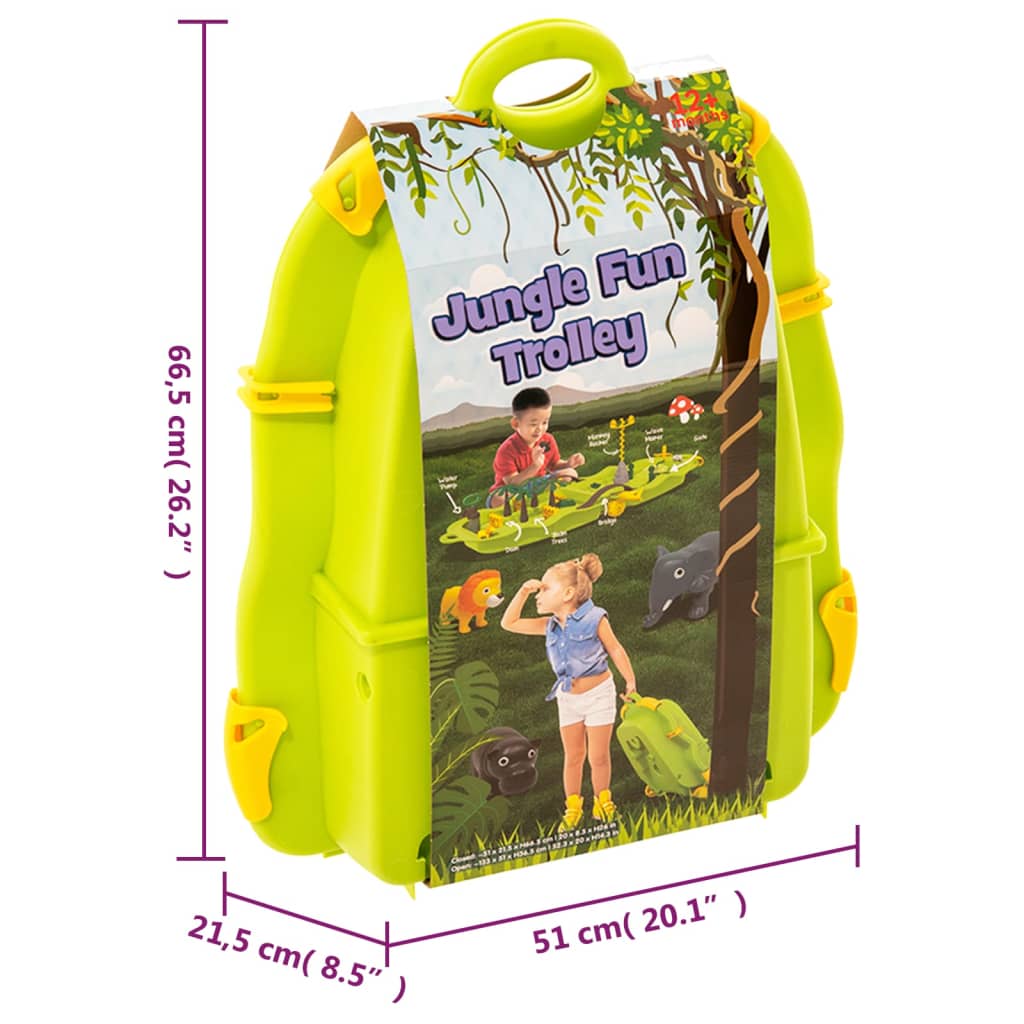 Vozík pro vodní radovánky Jungle 51x21,5x66,5 cm polypropylen