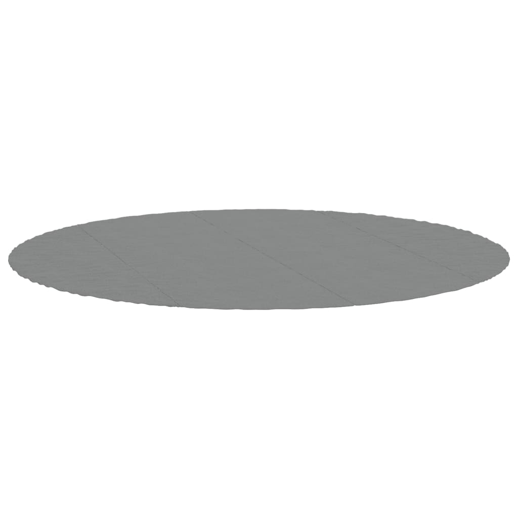 Podložka pod bazén světle šedá Ø458 cm polyesterová geotextilie