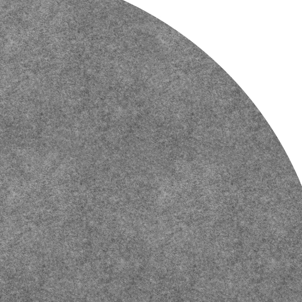 Podložka pod bazén světle šedá Ø458 cm polyesterová geotextilie