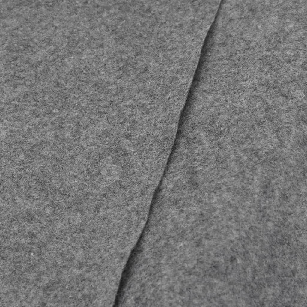 Podložka pod bazén světle šedá 500x250 cm polyester geotextilie