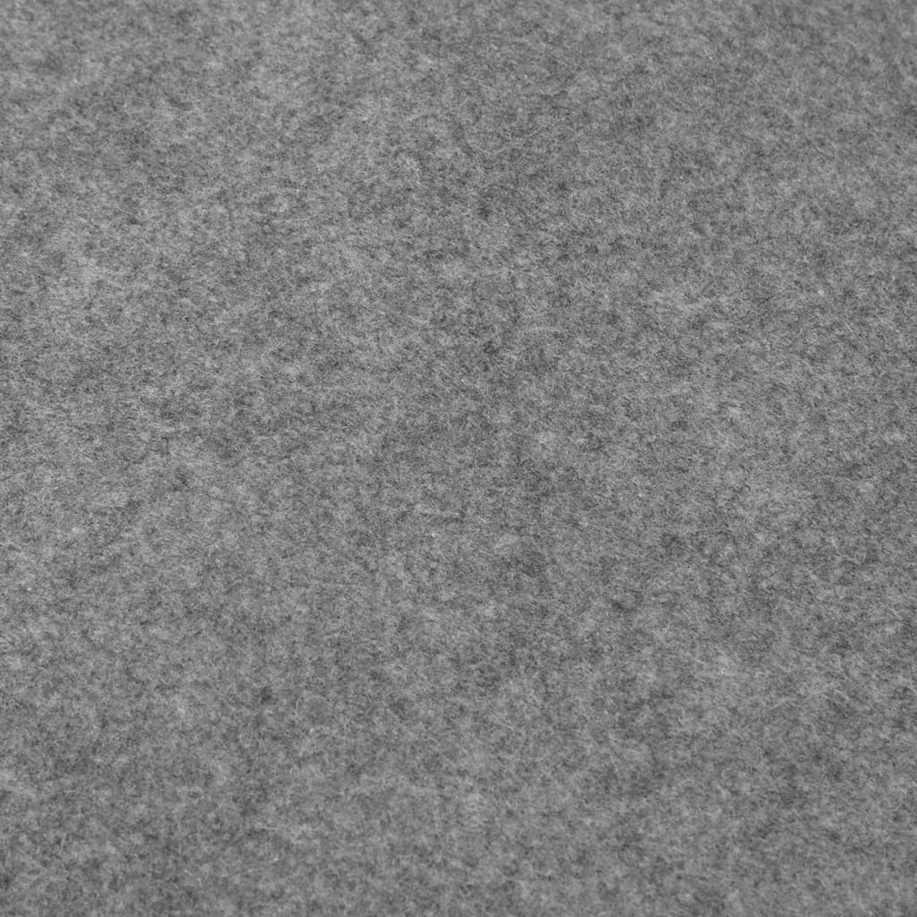 Podložka pod bazén světle šedá 500x250 cm polyester geotextilie