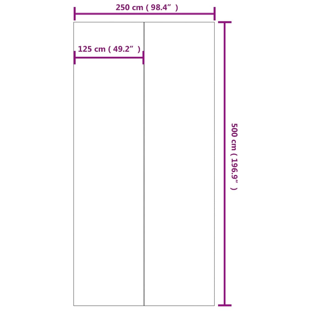 Podložka pod bazén světle šedá 500x250 cm polyester geotextilie