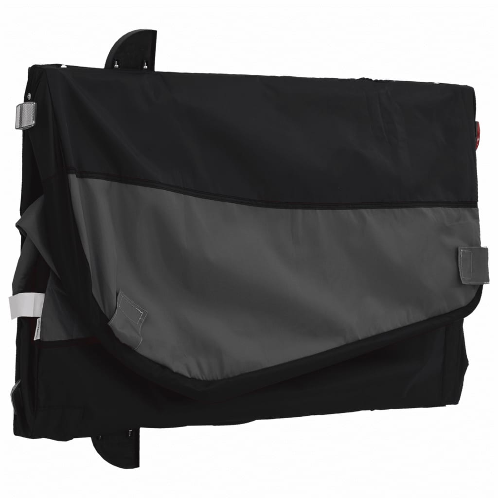 Vozík za kolo černý 30 kg železo