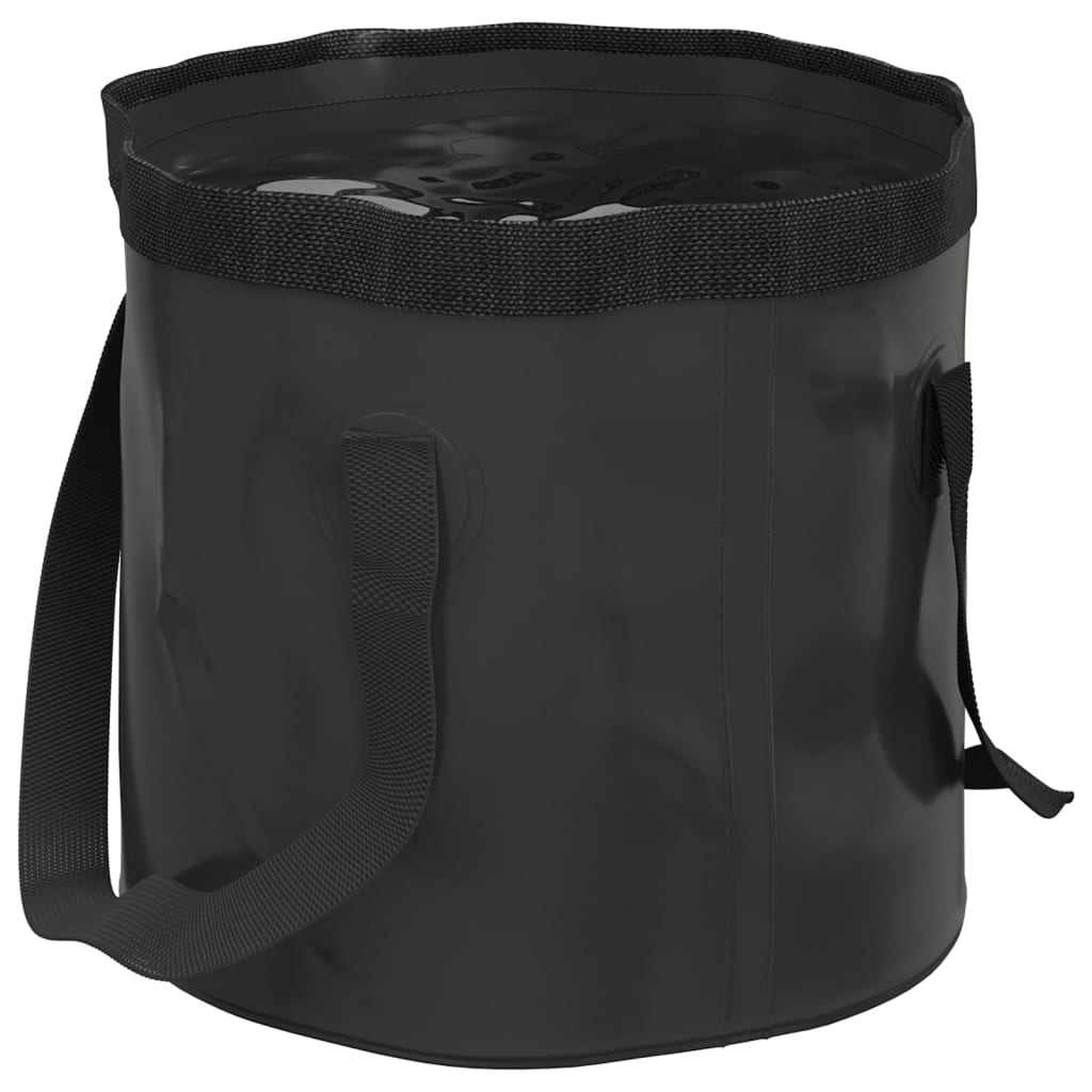 Skládací kbelíky 2 ks černé 30 l PVC