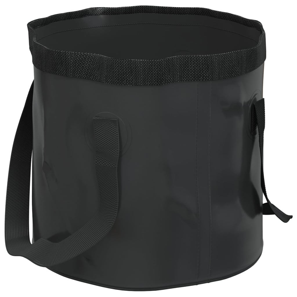 Skládací kbelíky 2 ks černé 30 l PVC