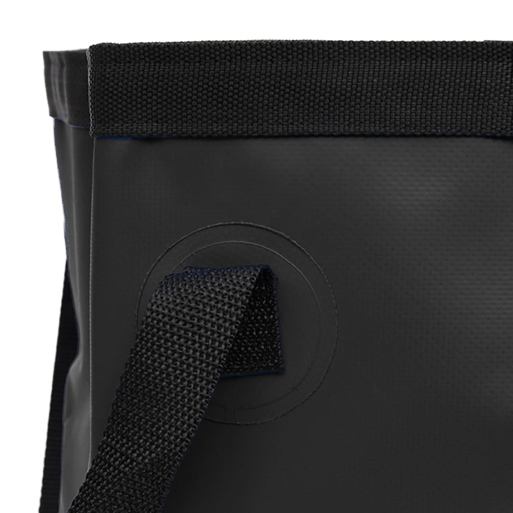Skládací kbelíky 2 ks černé 30 l PVC