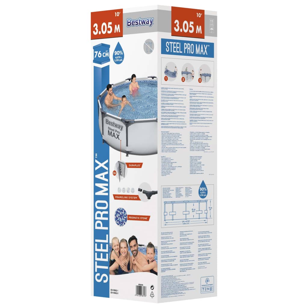 Bestway Bazén Steel Pro MAX 305 x 76 cm