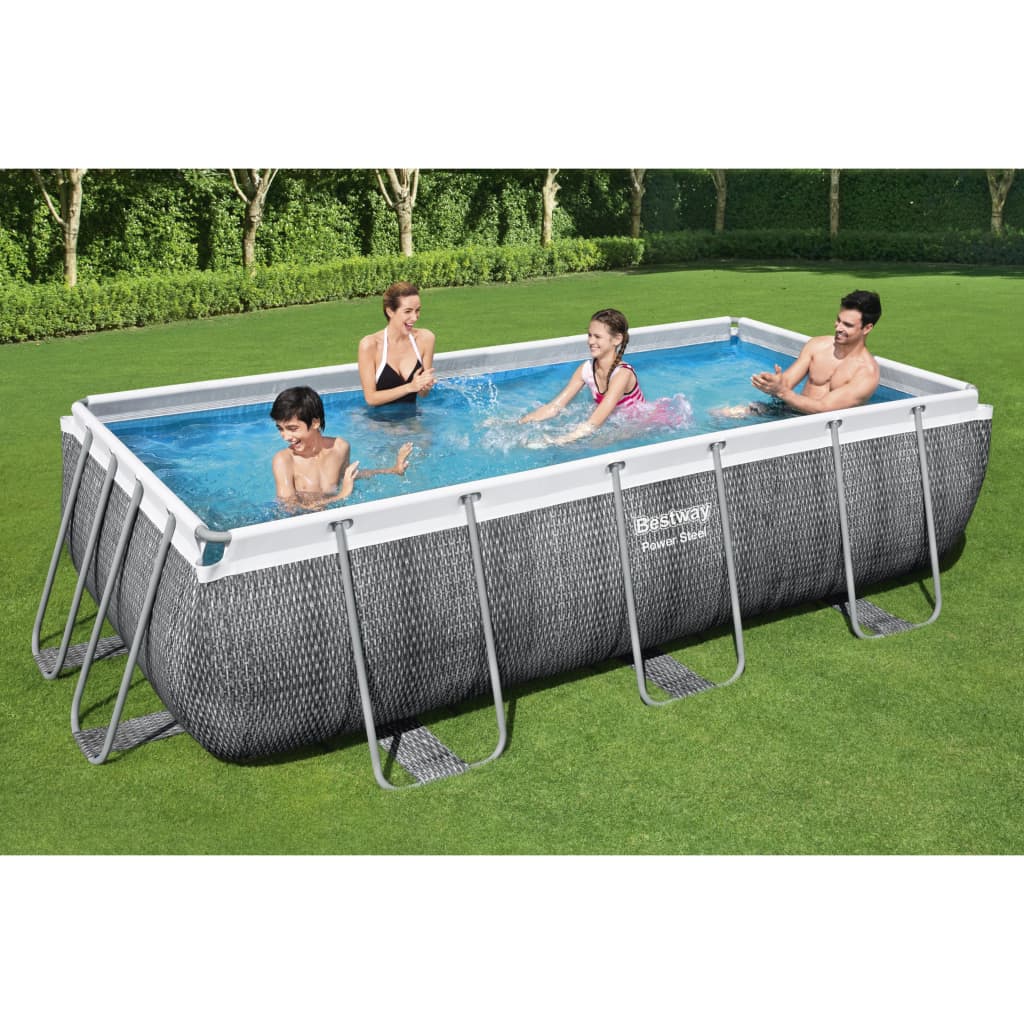 Bestway Bazén Power Steel s příslušenstvím 404 x 201 x 100 cm