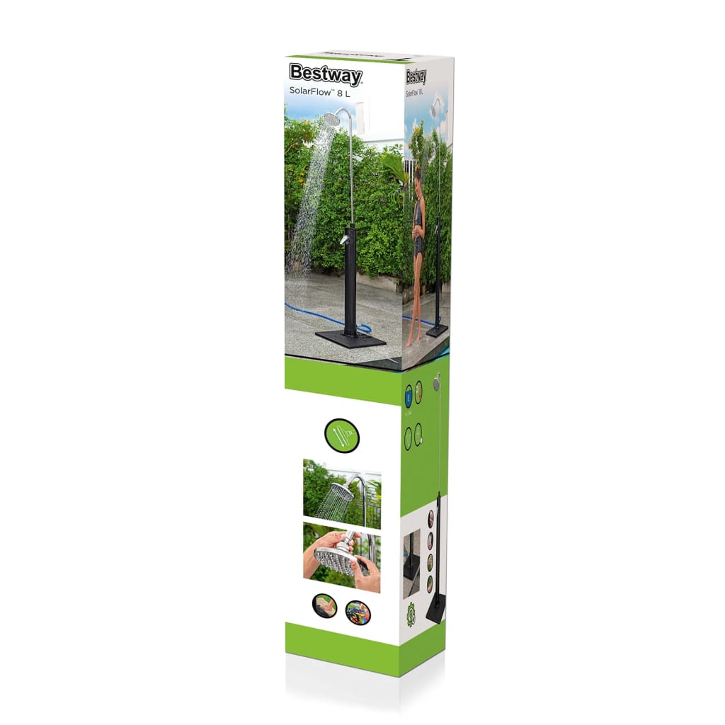 Bestway Venkovní Sprcha Solar Flow černá 8 l