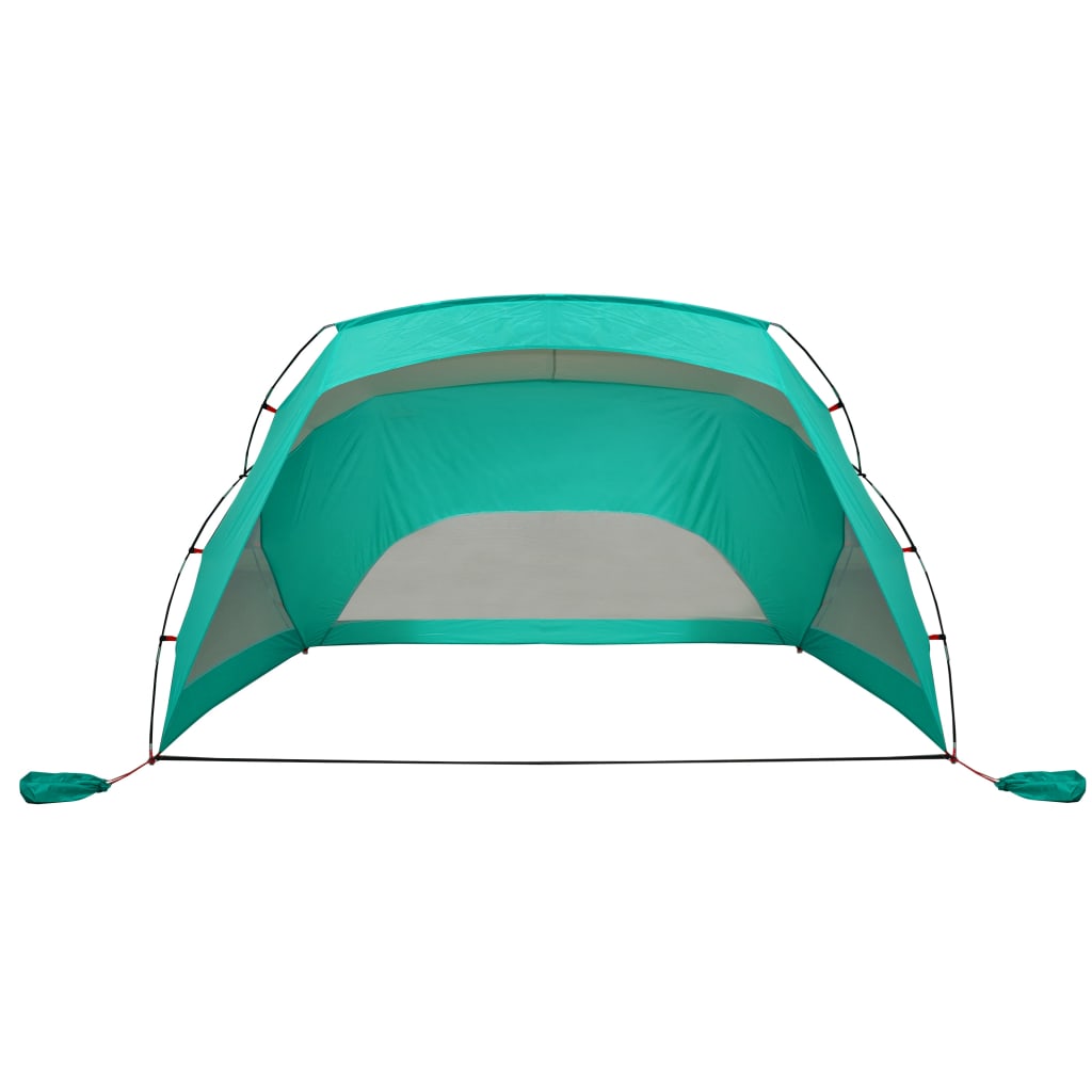 Plážový stan mořská zelená 274x178x170/148 cm 185T polyester