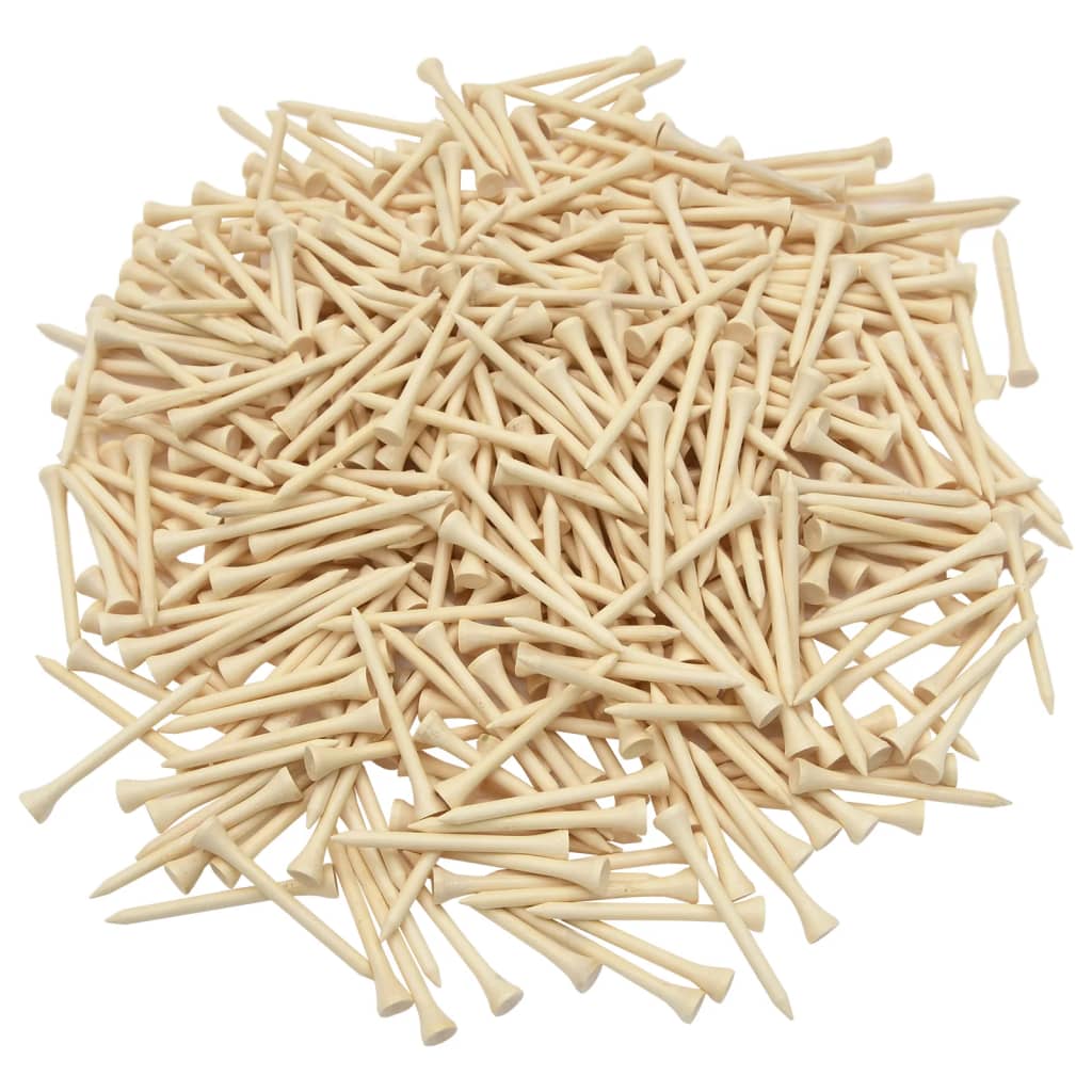 Golfová týčka 1 000 ks 54 mm bambus