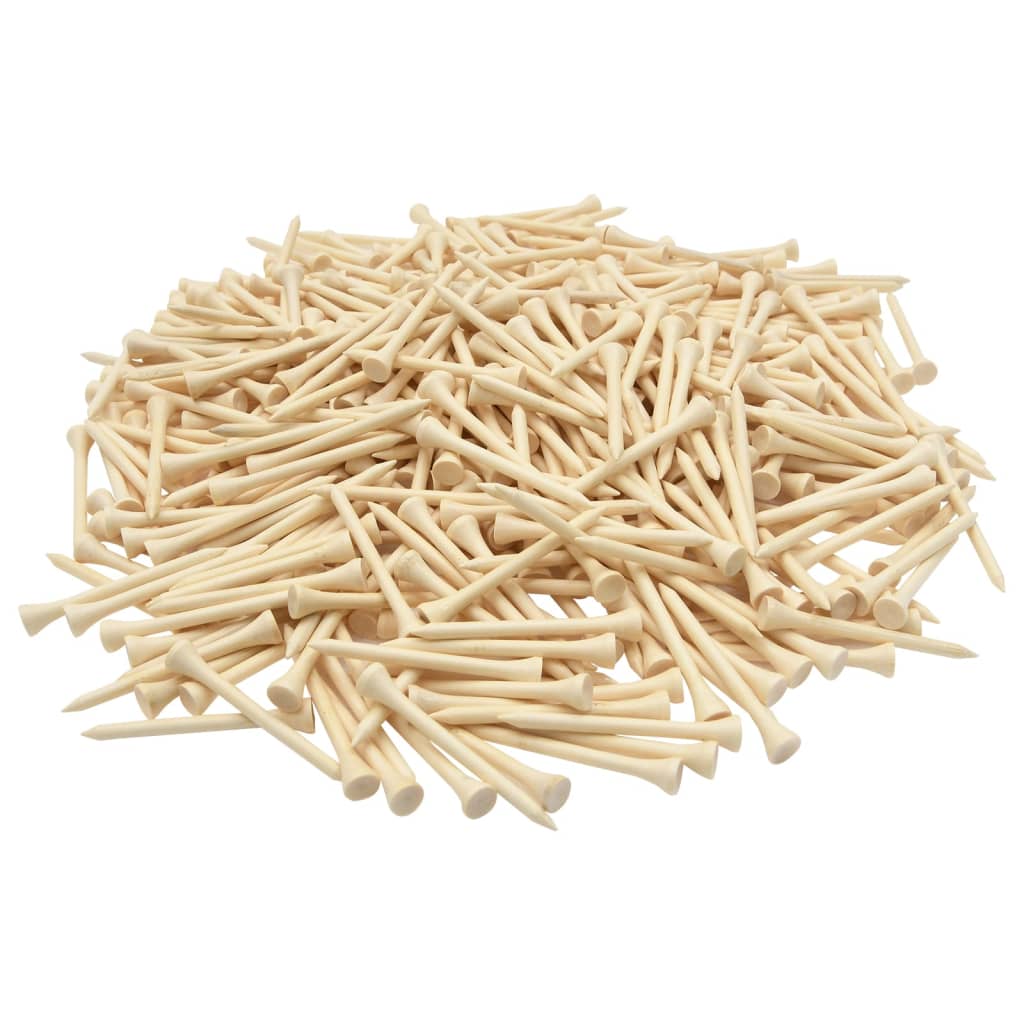 Golfová týčka 1 000 ks 83 mm bambus