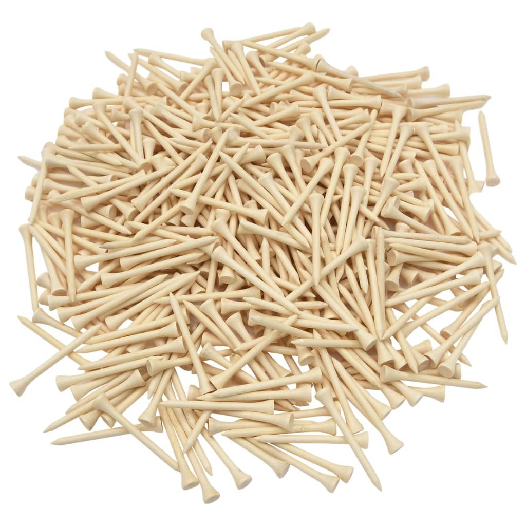 Golfová týčka 1 000 ks 83 mm bambus