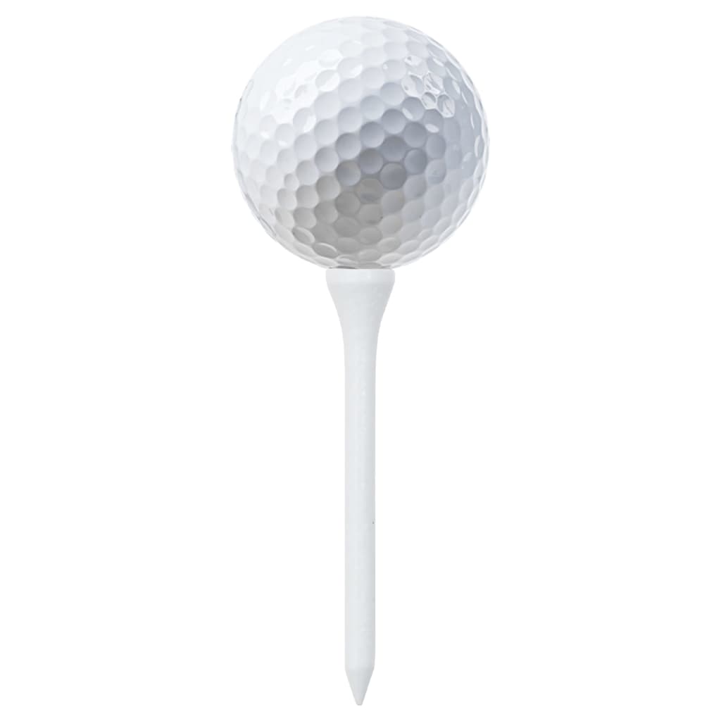 Golfová týčka 1 000 ks bílá 83 mm bambus