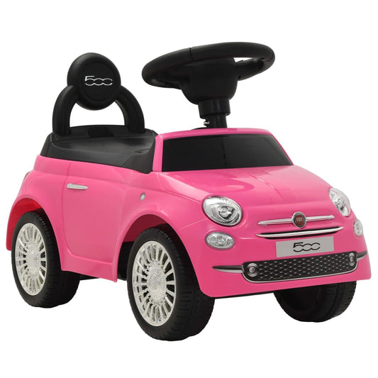 Dětské autíčko Fiat 500 růžové