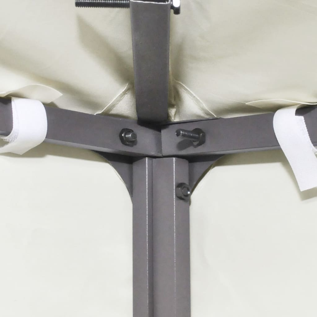 Náhradní střecha na altán 310 g/m² 3 x 3 m krémově bílá