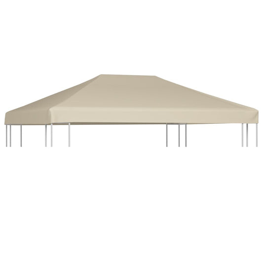 Náhradní střecha na altán 310 g/m² 4 x 3 m béžová