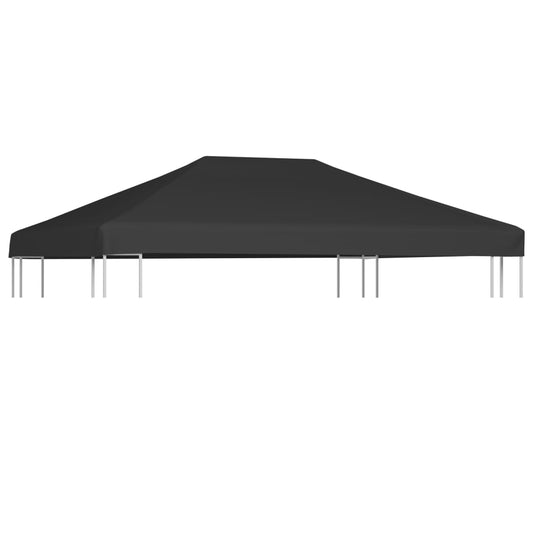 Náhradní střecha na altán 310 g/m² 4x3 m šedá