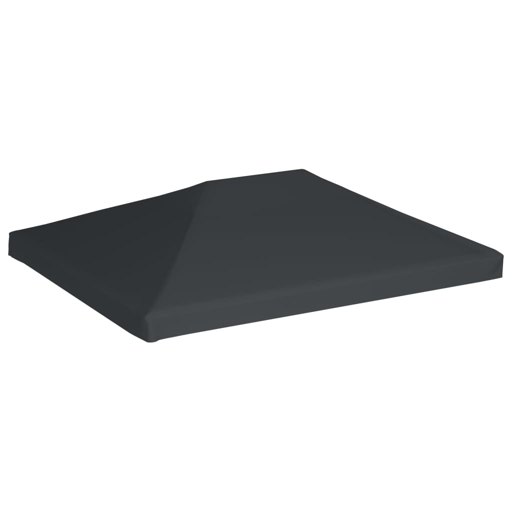 Náhradní střecha na altán 310 g/m² 4x3 m šedá
