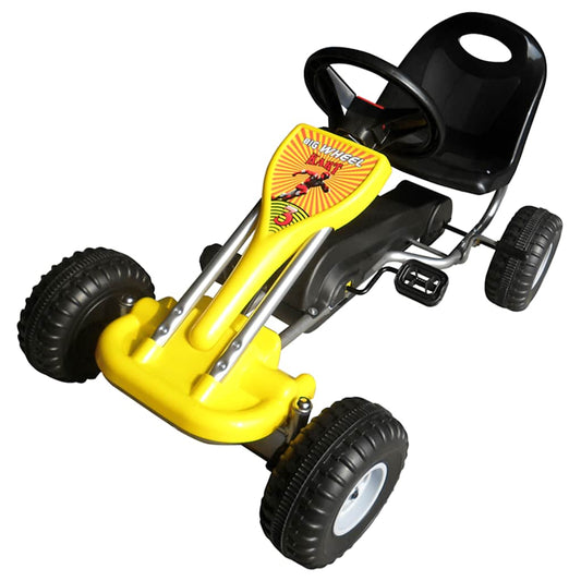Šlapací motokára žlutá