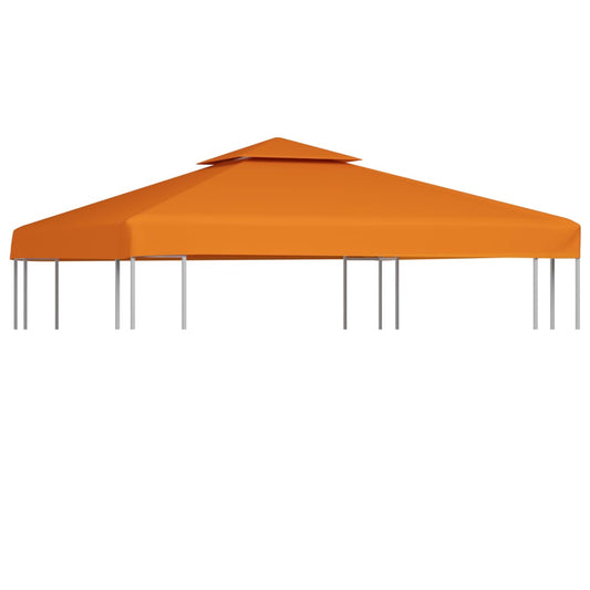 Nepromokavá náhradní střecha na altán 310g/m² oranžová 3x3 m