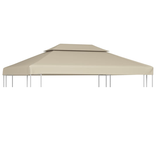 Náhradní střecha na altán 310g/m² béžová 3 x 4 m